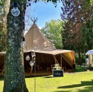 Outside Garden Tipi